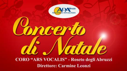 Concerto di Natale 2018 – ADA Abruzzo